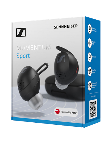 Наушники Sennheiser Momentum Sport TWS, Чёрный