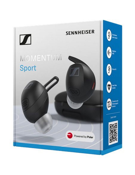 Наушники Sennheiser Momentum Sport TWS, Чёрный
