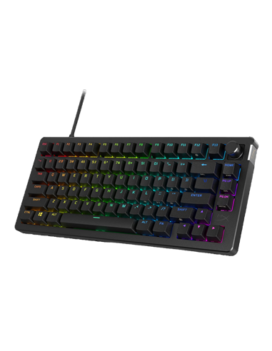 Клавиатура HyperX Alloy Rise 75, Проводное, Чёрный