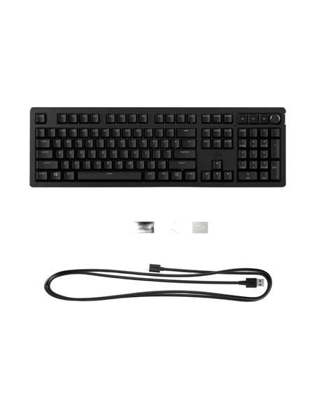 Клавиатура HyperX Alloy Rise, Проводное, Чёрный