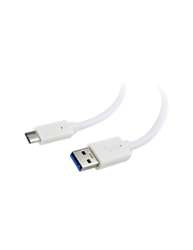 Кабель для зарядки и синхронизации Cablexpert CCP-USB3-AMCM-W-0.5M, USB Type-A/USB Type-C, 0,5м, Белый