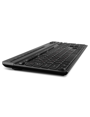 Tastatură SVEN KB-E5500W, Fără fir, Negru | Argintiu