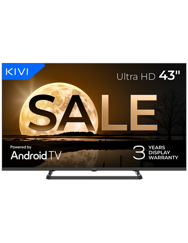40" LED SMART Телевизор KIVI 40F710QB +PULT!, 1920x1080 FHD, Google TV, Черный