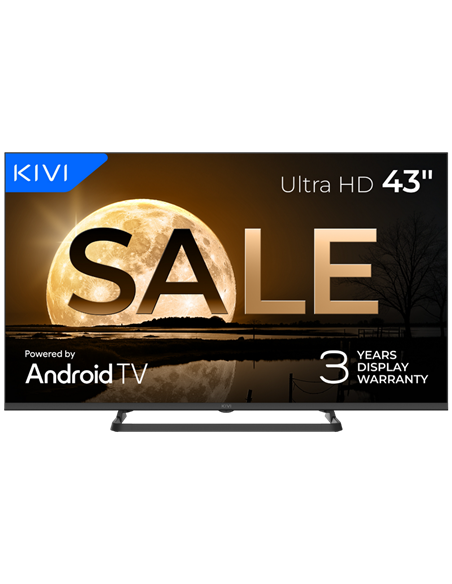 40" LED SMART TV KIVI 40F710QB +PULT!, 1920x1080 FHD, Google TV, Negru