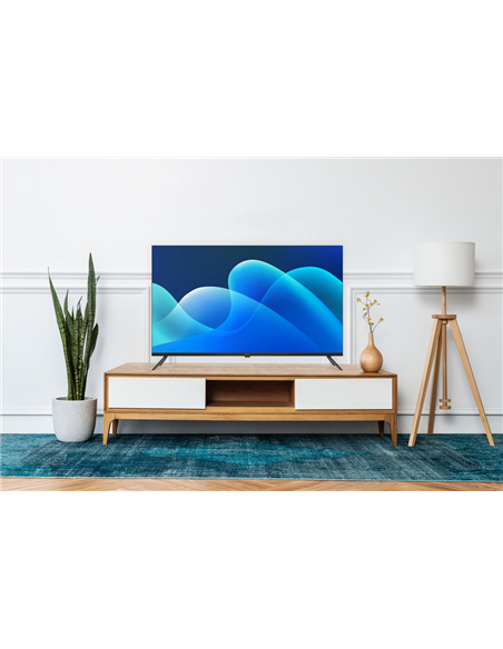 43" QLED SMART Телевизор KIVI 43U770QB, 3840x2160 4K UHD, Android TV, Чёрный