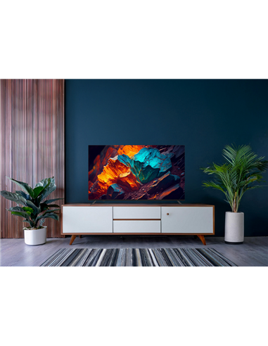 55" QLED SMART Телевизор KIVI 55U770QB, 3840x2160 4K UHD, Android TV, Чёрный