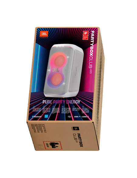 Sistem audio JBL PartyBox Club 120, Alb