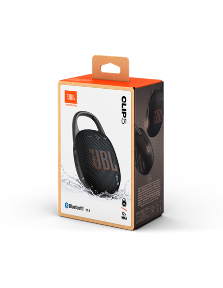 Портативная колонка JBL Clip 5, Чёрный Портативная колонка JBL Clip 5, Чёрный