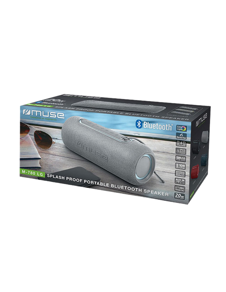 Портативная колонка MUSE M-780 LG, Серебристый