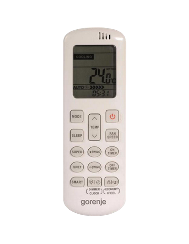 Кондиционер Сплит Gorenje TG26VE00G, 9kBTU/h, Белый