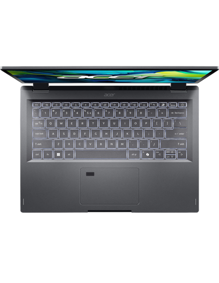 Laptop 14" Acer Aspire Spin 14 ASP14-51MTN, Steel Gray, Intel Core 5 120U, 16GB/512GB, Windows 11 Home