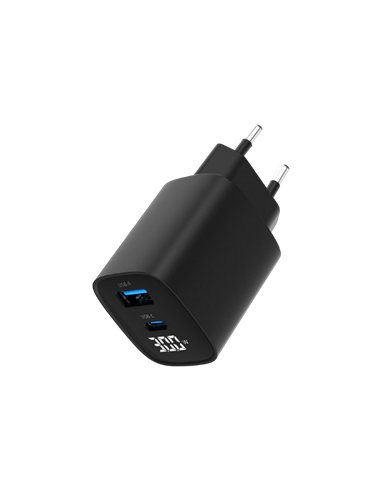 Зарядное устройство Gembird TA-UC-PDQC30LCD-BK-01, 30Вт, Чёрный