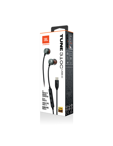Наушники JBL Tune 310C, Чёрный