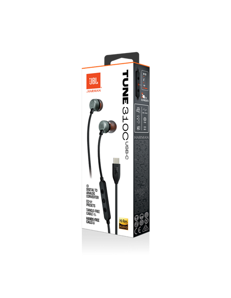 Căști JBL Tune 310C, Negru