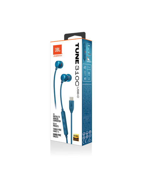 Наушники JBL Tune 310C, Синий