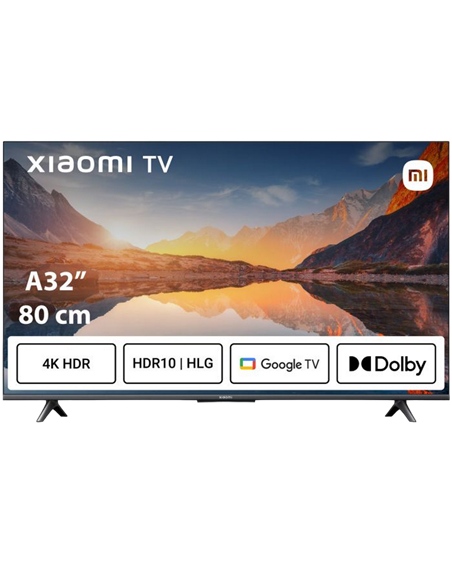 32" LED SMART TV Xiaomi ELA5192EU, 1366x768 HD, Google TV, Negru 32" LED SMART TV Xiaomi ELA5192EU, 1366x768 HD, Google TV, Negru