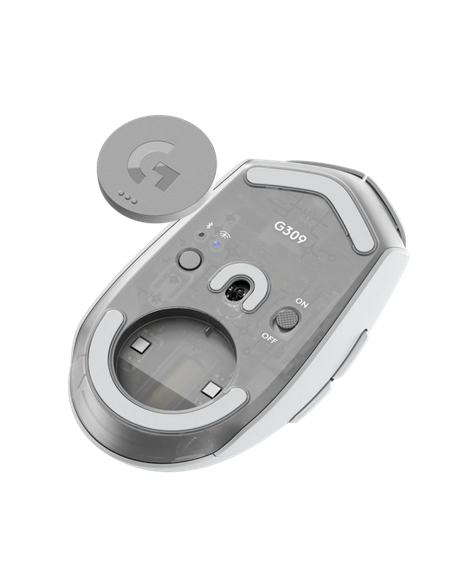 Mouse Wireless Logitech G309, Alb