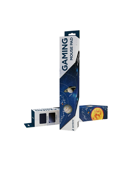 Mouse Pad pentru jocuri Gembird MP-SOLARSYSTEM-XL-01, Large, Negru