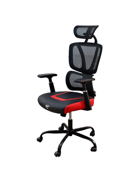 Игровое кресло Havit GC919, ПВХ Кожа, Черный | Красный