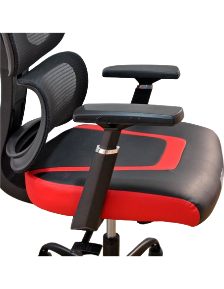 Игровое кресло Havit GC919, ПВХ Кожа, Черный | Красный