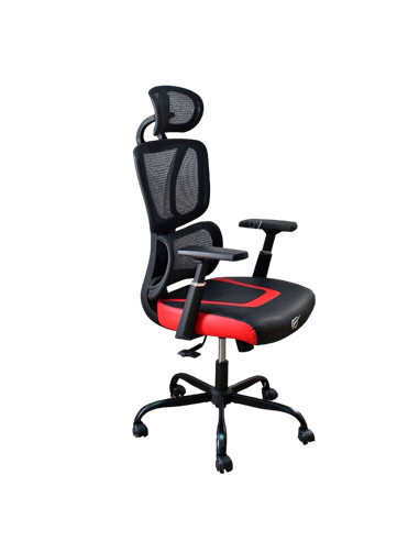 Игровое кресло Havit GC919, ПВХ Кожа, Черный | Красный