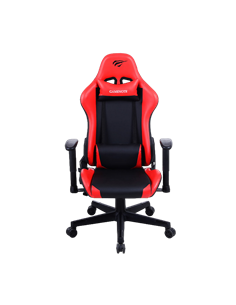 Scaun Gaming Havit GC938, PU Piele, Negru | Roșu 2