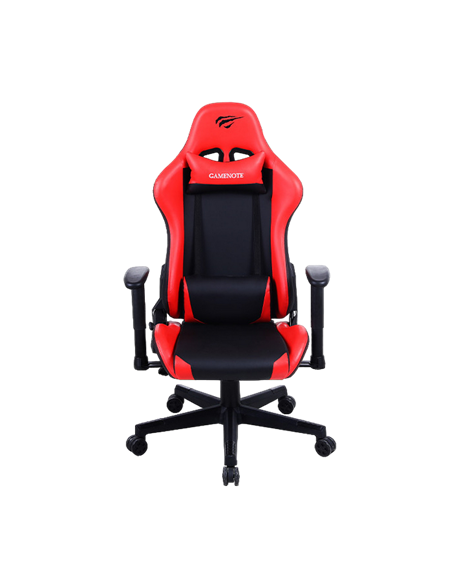 Scaun Gaming Havit GC938, PU Piele, Negru | Roșu