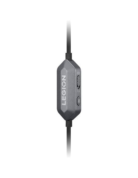 Căști gaming Lenovo Legion E510, Cu fir, Stormy Gray