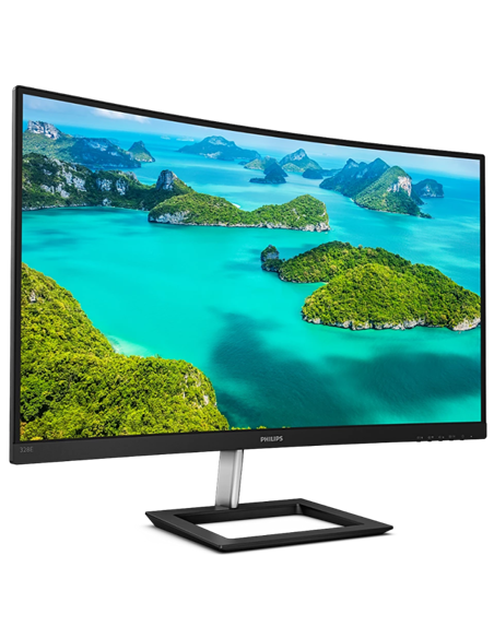 31,5" Монитор Philips 328E1CA, VA 3840x2160 4K UHD, Чёрный