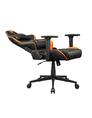 Scaun Gaming Cougar Armor One V2, PVC Piele, Negru | Portocaliu