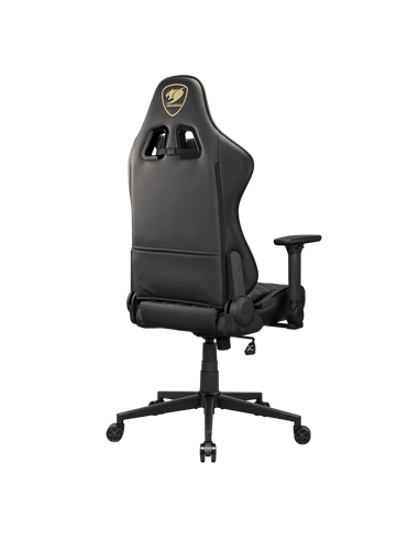 Scaun Gaming Cougar Armor One V2 Gold, PVC Piele, Negru | Auriu