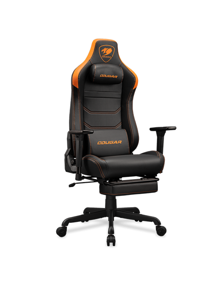 Игровое кресло Cougar Armor EVO S, Искусственная кожа, Черный | Оранжевый