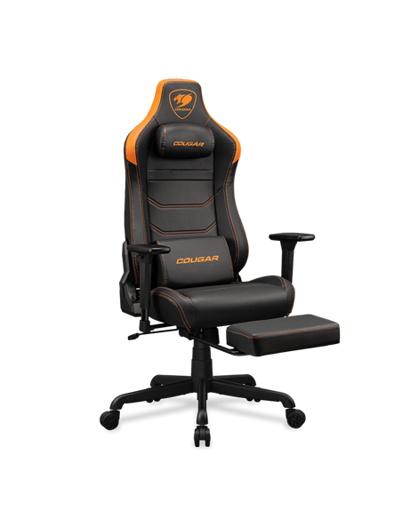 Scaun Gaming Cougar Armor EVO S, PU Piele, Negru | Portocaliu