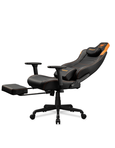Scaun Gaming Cougar Armor EVO S, PU Piele, Negru | Portocaliu