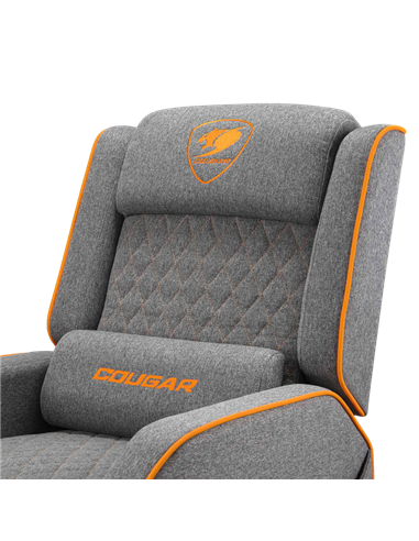 Scaun Gaming Cougar Ranger One Gray, Textil, Gri | Portocaliu