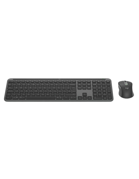 Set Tastatură + Mouse Logitech MK950, Fără fir, Grafit