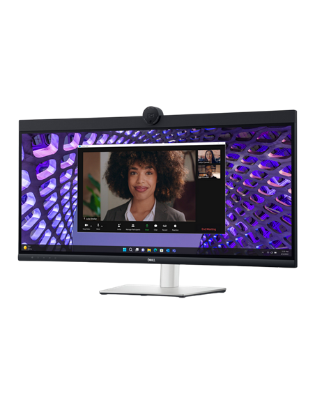 34" Монитор DELL P3424WEB, IPS 3440x1440 WQHD, Чёрный | Серебристый
