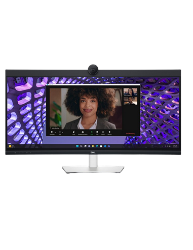 34" Monitor DELL P3424WEB, IPS 3440x1440 WQHD, Negru | Argintiu