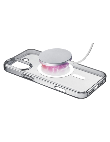 Husă Cellularline Gloss Mag - iPhone 16, Transparent Husă Cellularline Gloss Mag - iPhone 16, Transparent