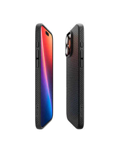 Чехол Spigen iPhone 16 Pro Max Liquid Air, Матовый черный