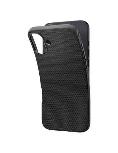 Husă Spigen iPhone 16 Plus Liquid Air, Negru mat