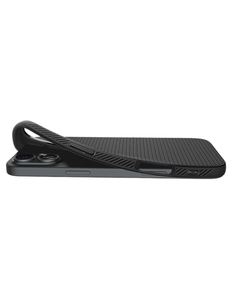 Husă Spigen iPhone 16 Plus Liquid Air, Negru mat Husă Spigen iPhone 16 Plus Liquid Air, Negru mat