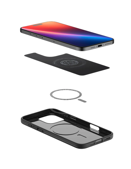 Чехол Spigen iPhone 16 Pro Thin Fit Mag Magsafe, Чёрный Чехол Spigen iPhone 16 Pro Thin Fit Mag Magsafe, Чёрный