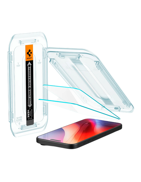 Sticlă de protecție Spigen iPhone 16 Pro Glas. TR Slim, Transparent Sticlă de protecție Spigen iPhone 16 Pro Glas. TR Slim, Transparent