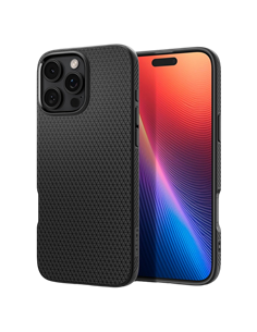 Чехол Spigen iPhone 16 Liquid Air, Матовый черный 2