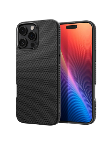 Husă Spigen iPhone 16 Liquid Air, Negru mat