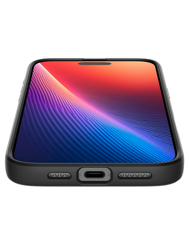 Husă Spigen iPhone 16 Liquid Air, Negru mat