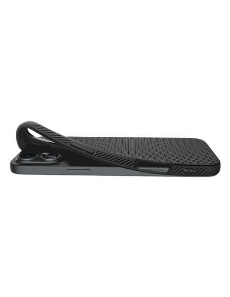 Чехол Spigen iPhone 16 Liquid Air, Матовый черный Чехол Spigen iPhone 16 Liquid Air, Матовый черный