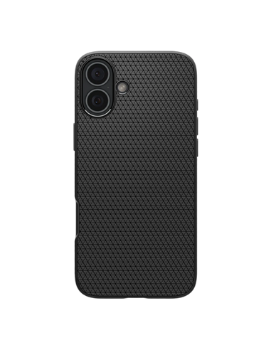 Чехол Spigen iPhone 16 Liquid Air, Матовый черный