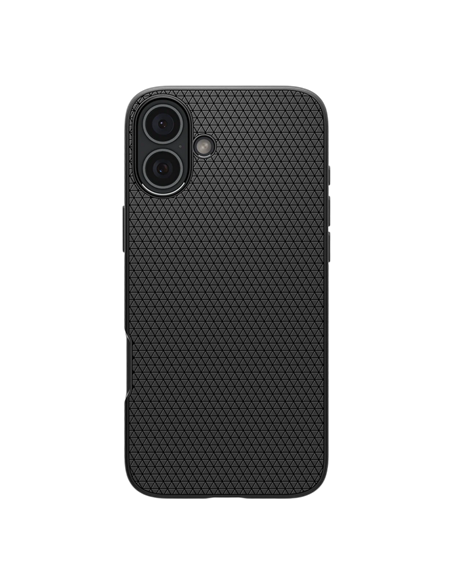 Чехол Spigen iPhone 16 Liquid Air, Матовый черный Чехол Spigen iPhone 16 Liquid Air, Матовый черный